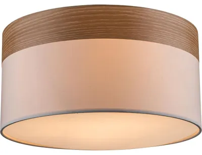 Produktbild von Deckenlampe, Stoff, Holz, braun, 40 cm
