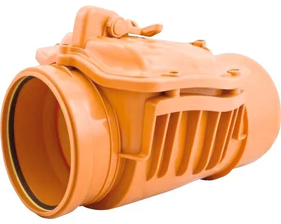Immagine prodotto di valvola antiriflusso airfit DN 110, rosso-marrone con blocco manuale supplementare