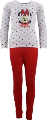 Produktbild von Disney Minnie Maus Kinder Schlafanzug Pyjama lang – Rot / 128