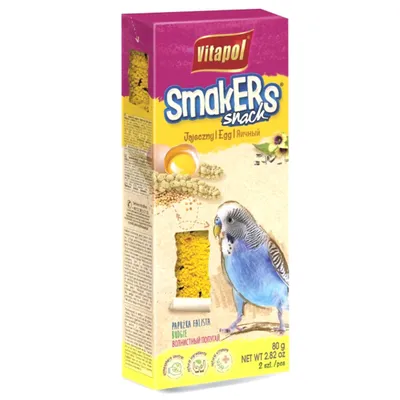 Obrázok produktu pre Vitapol Smakers pre vlnkované papagáje - vajíčko 2ks [2106]