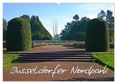 Produktbild von Düsseldorfer Nordpark (Wandkalender 2027 DIN A2 quer), CALVENDO Monatskalender