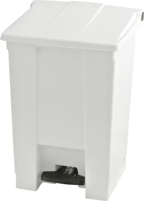 Image de Rubbermaid - Step-On Classic Container 45,4 litres - Polyéthylène - Blanc