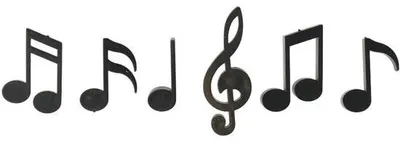 Image de Magnetmix Noir - Aimant musical pour musiciens