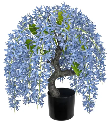 Obrázek produktu pro Umělá rostlina Wisteria, výška 47 cm, v květináči, vhodná pro interiérovou dekoraci