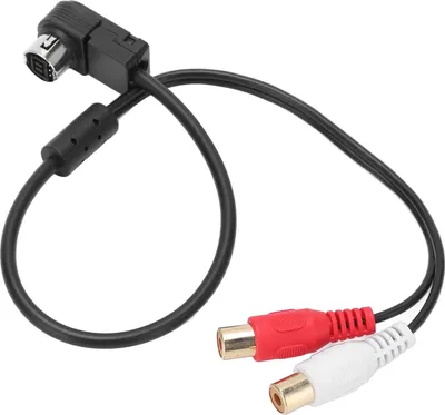 Zdjęcie produktu dla Samochodowe -Radio -Aux in RCA -Kabel audio -Adapter zamiennik dla Alpine KCA121B AINET Player 9887 105 117 9855