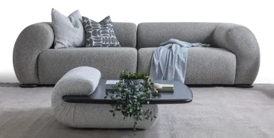 Image de Table basse grise contemporaine en bois