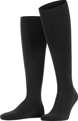 Produktbild von FALKE Family heren kniekousen, zwart (black)