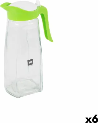 Image de Pichet avec couvercle et distributeur la mediterránea optima 1,4 l verre (6 pièces)