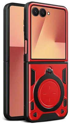 Produktbild von Techsuit - CamGuard Pro Hülle für Samsung Galaxy Z Flip7 - rot
