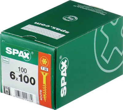 Productafbeelding van Spax universele schroeven, 6.0 x 100 mm, TX 30 - 100 stuks.