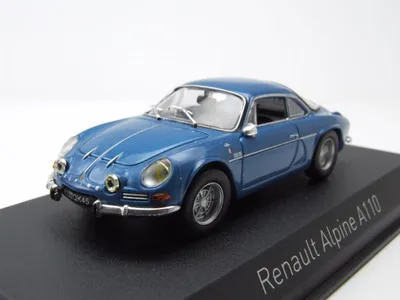 Produktbild von Renault Alpine A110 1973 blau metallic Modellauto 1:43 Norev