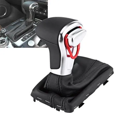 Produktbild von Schaltnabel aus Leder schwarz für Linkslenker