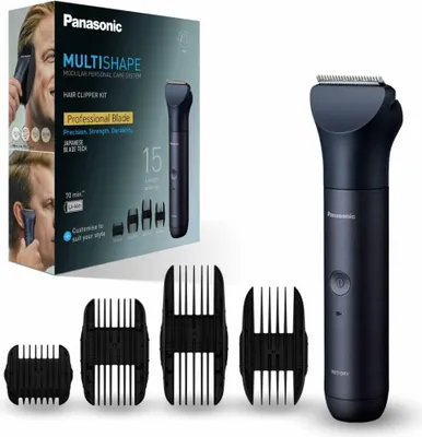 Produktbild von Panasonic MULTISHAPE, Schwarz, 0,9 mm, 3 cm, Kopf, Edelstahl, Akku