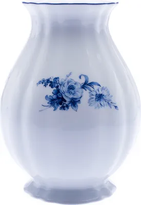Produktbild von Thun 1794 Rose, Vase, Porzellan, blaue Rosen, 18,5 cm, Thun