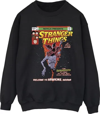 Produktbild von Netflix - "Stranger Things" Sweatshirt für Damen BI35965 (S) (Schwarz)