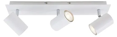 Immagine prodotto di Lampada da soffitto faretto orientabile 3xGU10 40W bianco IP20 metallo Briloner