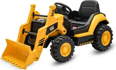Obrázok produktu pre Detský elektrický traktor Baby Mix CAT žltý