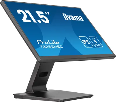 Obrázek produktu pro iiyama ProLite T2252MSC-B2AG, 54,6 cm (21.5"), 1920 x 1080 px, Full HD, LCD, 5 ms, Černá