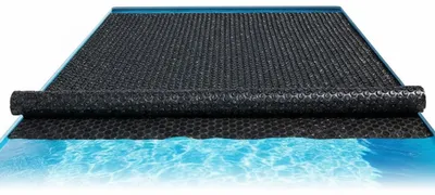 Immagine prodotto di Mucola liner per piscina telo solare riscaldamento piscina telo solare riscaldamento calore piscina da incasso piscine piscine a montaggio rapido piscina a parete in acciaio - nero 1000x500cm