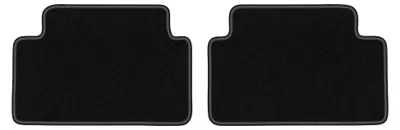 Productafbeelding van Velours achtermatten voor Peugeot 508 I 2010-2018 (sedan/stationwagen) – 2-delig, zwart, op maat – Wielganizator LUX