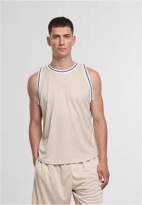 Obrázok produktu pre Pánske tričko DEF Mesh Tanktop oatmeal/white - M