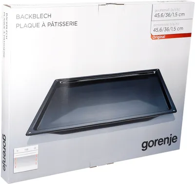 Obrázek produktu pro Gorenje 242132 Pečicí plech pro 242132, BC7306SX, BC7106SX ... Pečicí trouba