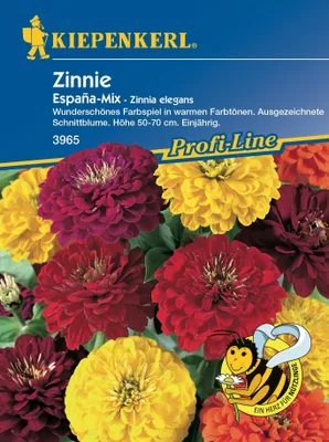 Produktbild von [STREICHUNG 2025] Zinnie Espana Mix | Zinniensamen von Kiepenkerl