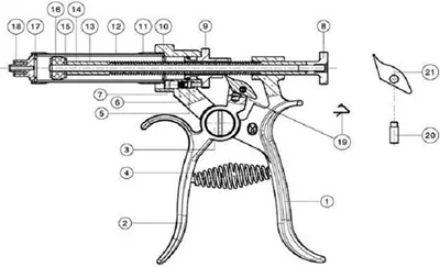 Immagine prodotto di Cilindro in vetro Kerbl per Roux-Spr.ungr.50ml