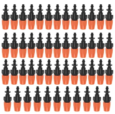50 Vernebelungsdüsen, Kunststoff, für 4/7 mm Rohr, Gartenbewässerung
