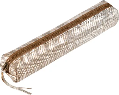 Produktbild von Clairefontaine 4x KLEOPATHRA Schlampermäppchen 19,5x2,5x4cm silber 410032C