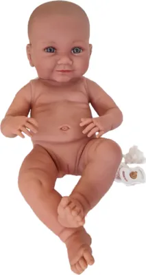 Image de Llorens 738AA NEW BORN HOLČIČKA - poupée réaliste avec corps entièrement en vinyle - 40 cm