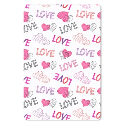 Produktbild von MuchoWow® Mauspad Mousepad Liebe - Valentinstag - Muster 18x27 cm - Mousepads - Maus Mat - Pad - Mausunterlage