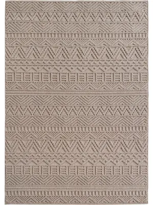 Image de Tapis uni Kurzflor, idéal pour le salon, la chambre à coucher ou la chambre d'enfant, couleur beige, forme rectangulaire, dimensions 140x200 cm