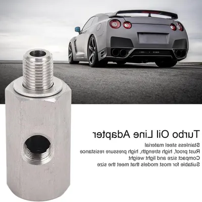 M10x1.0 Öldrucksensoradapter für Turbo, Öldruckmessgerät Tee-Adapter und Öldrucküberwachung
