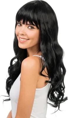 Produktbild von Perücke Jenna schwarz Langhaar größenverstellbar waschbar zum Stylen geeignet