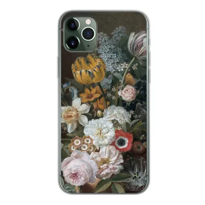Produktbild von MuchoWow® Handyhülle Schutzhülle Hülle für iPhone 11 Pro Max Stilleben mit Blumen - Gemälde von Eelke Jelles Eelkema Silikon Softcase Handy Hülle - Schutz