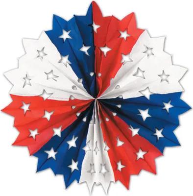 Image de Beistle 55482, Rouge, Bleu, Blanc, 1 pièce