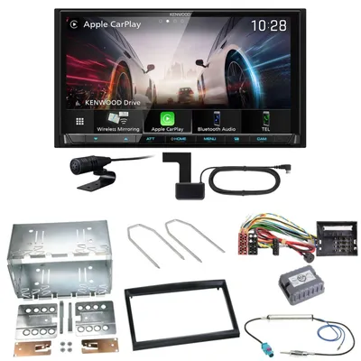 Produktbild von Kenwood DMX8021DABS Android Auto Einbauset für Citroen C2 C3 Berlingo Jumpy