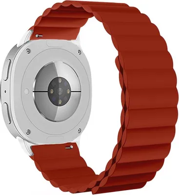 Immagine prodotto di Bracciale magnetico in silicone per Samsung Galaxy Watch 8 / 8 Classic rosso
