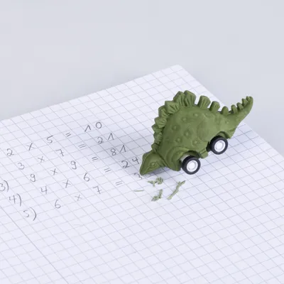 Productafbeelding van 21X BRUNNEN 1027392 Gummetjes "Dino", assorti