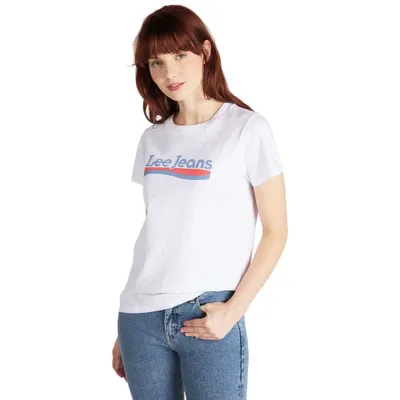 Immagine prodotto di Lee T -Shirt Donna Girocollo Tee Bianco Chiaro L41LetLJ 112109060