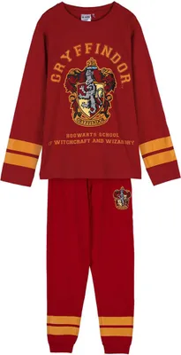 Produktbild von Harry Potter Gryffindor Schlafanzug Pyjama Langarm-Shirt + Schlaf-Hose Kinder, Größe Kids:140
