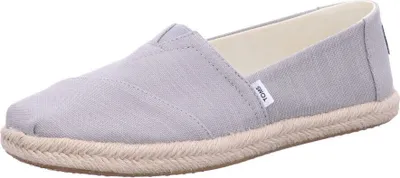Produktbild von Toms Alpargata Rope Frauen Recycelt Le wand Vegane Schlupf Auf Turnschuhe Grau – 4,5 Großbritannien - 37 EU - 6,5 US / Grau