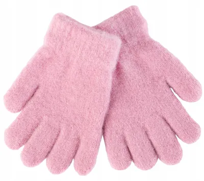 Imagen del producto de Guantes para niños de 15 cm – guantes rosas – guantes de cinco dedos – guantes finos