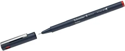 Produktbild von Schneider Schreibgeräte Pictus, Rot, Fein, Schwarz, Kunststoff, Rund, Tinte auf Wasserbasis