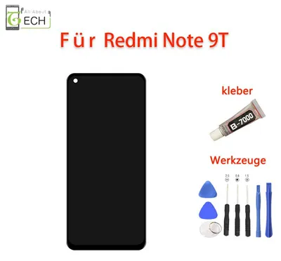 Produktbild von Für Xiaomi Redmi Note 9T LCD Display Bildschirm Touchscreen