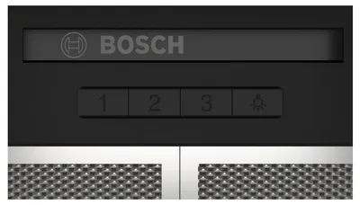 Produktbild von Bosch Serie 2 DBB63BC60 Dunstabzugshaube Eingebaut Schwarz 384 m3/h