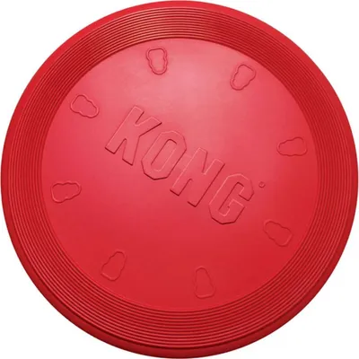 Produktbild von KONG Classic Flyer, Hund, Frisbee, Rot, Gummi, Abholen, Vereinigte Staaten