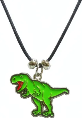 Produktbild von Kette mit T-Rex Anhänger am Textilband 45 cm