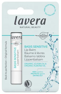 Zdjęcie produktu dla Lavera 4021457665518, Balsam do ust, Bezbarwny, Kobiety, Olejek jojoba, Nawilżający, Odżywiający, Zmiękczający, 24 h